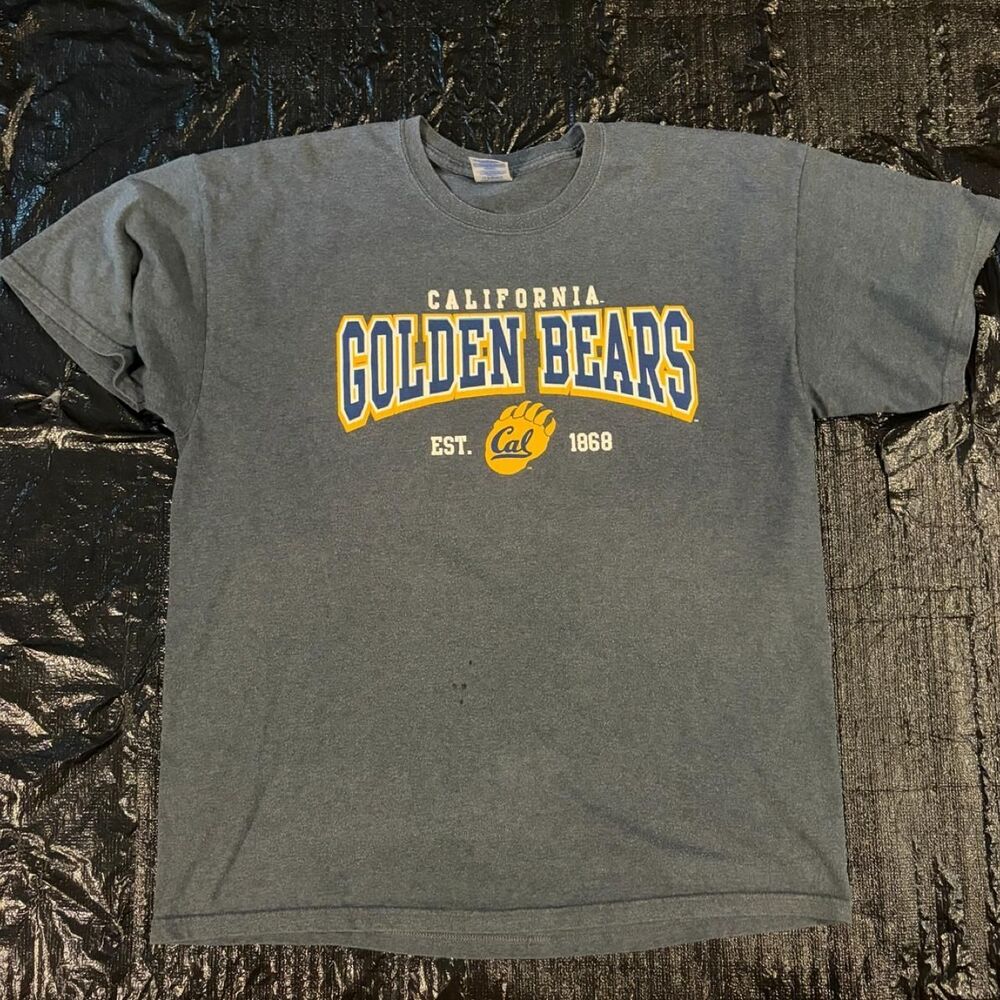 Gildan Men's Grey and Black T-shirt